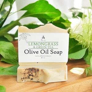 Lemongrass & Green Tea Olive Oil Bar Soap — All-Natural & Handcarcted